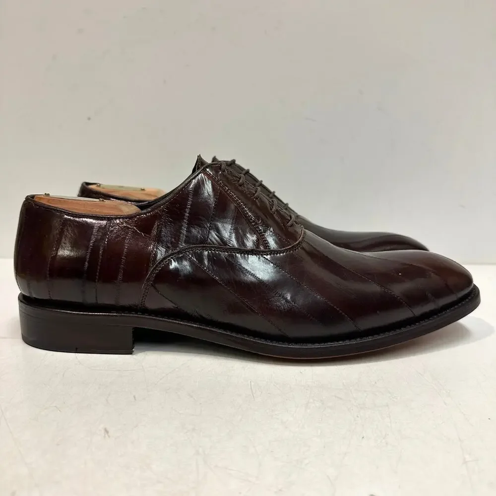 NWOT Tony Mora 1146 Asturias 381 Brown Oxfords Handmade in Spain EU 44 US 10.5 D